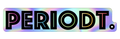 Periodt Holographic Sticker