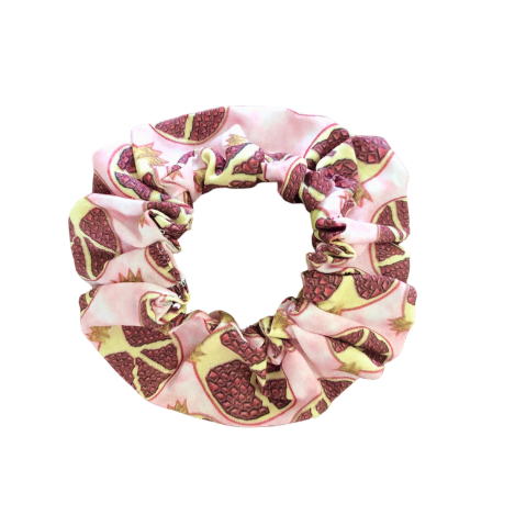 Peace & Love Pomegranate Rosh Hashanah Scrunchie