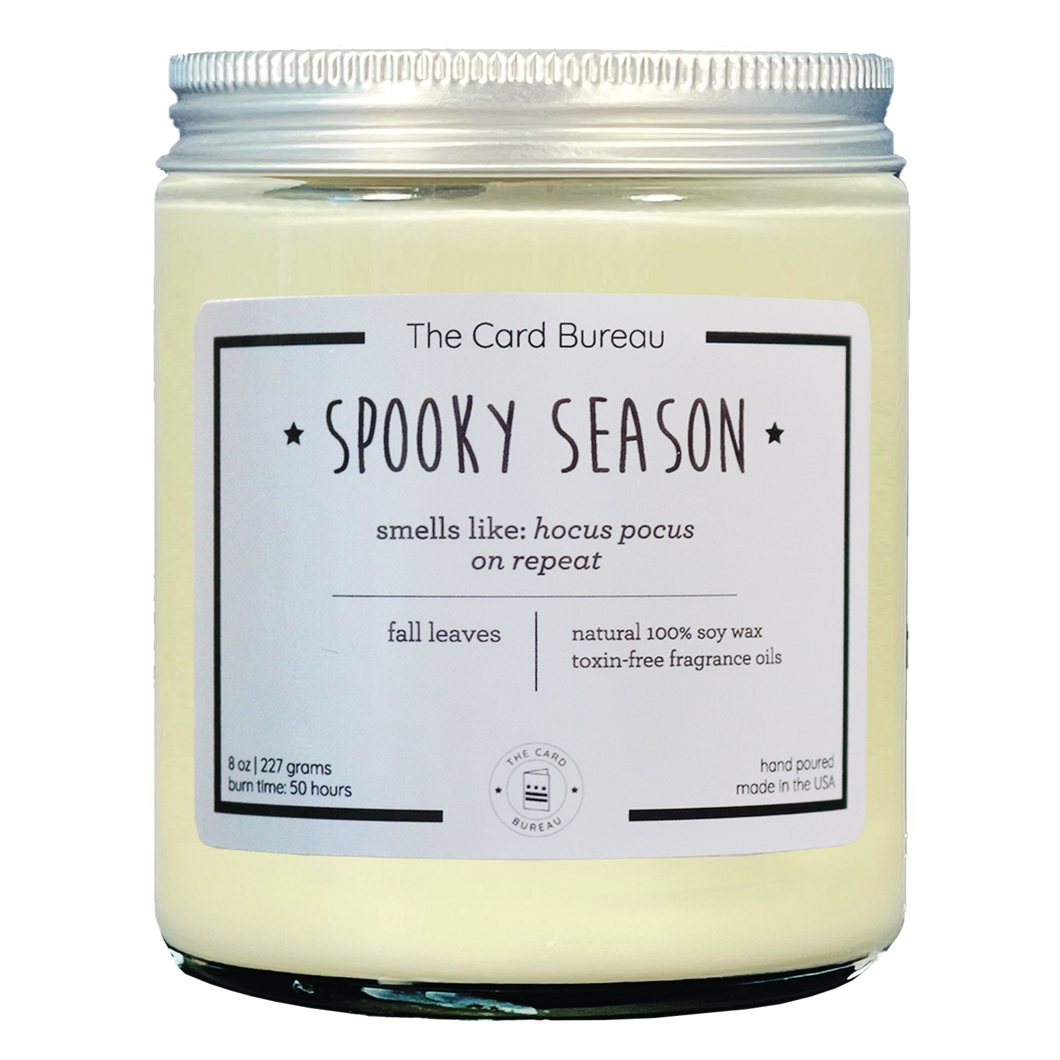 Spooky Season Fall Candle