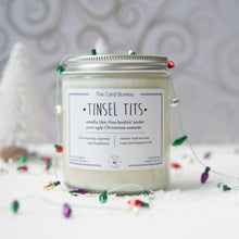 Tinsel Tits Christmas Candle