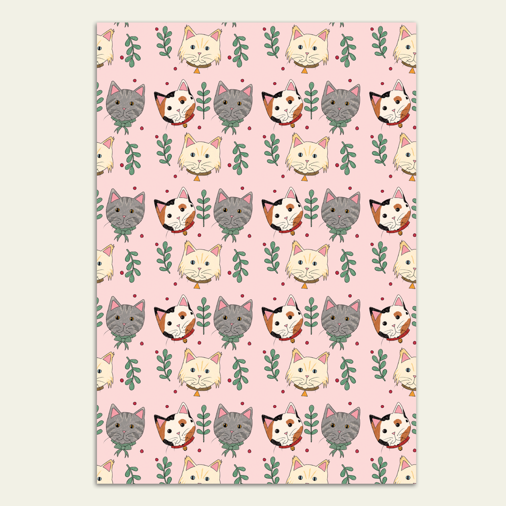 Meowy Christmas Gift Wrap