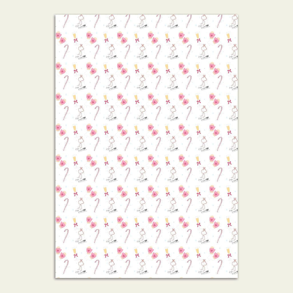 Ice Skate Dreams Gift Wrap