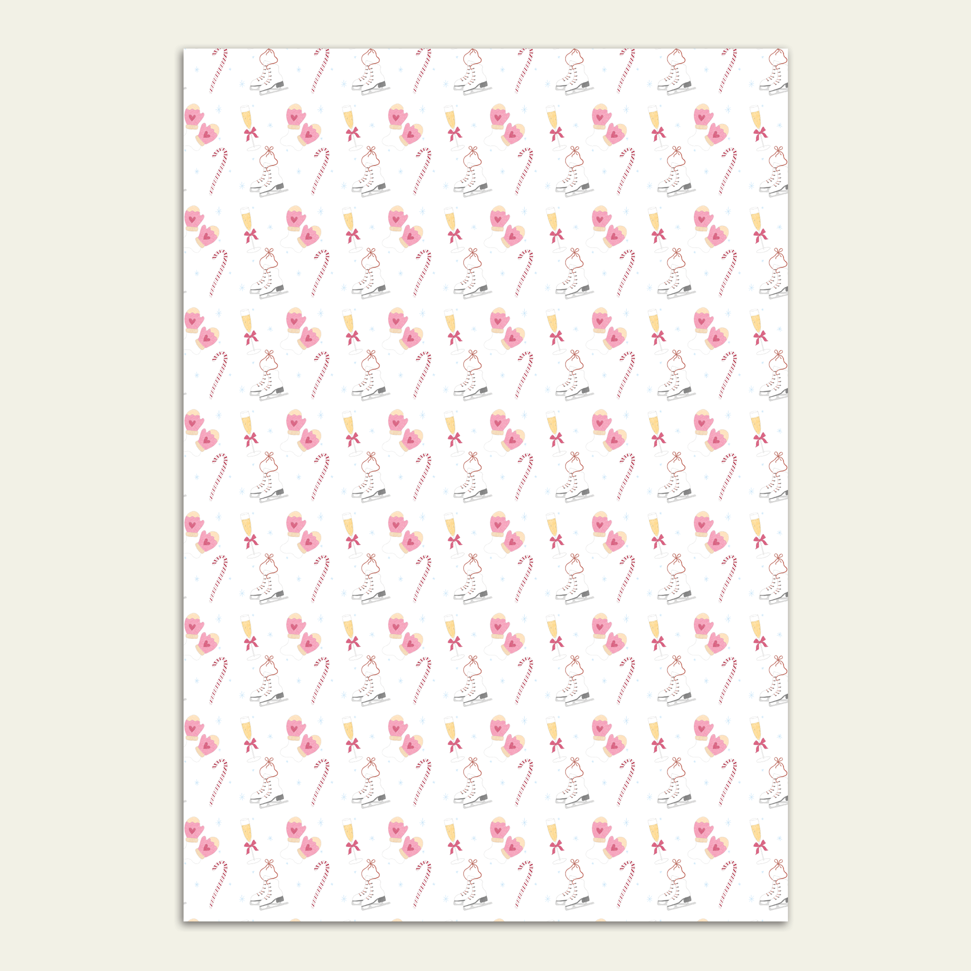 Ice Skate Dreams Gift Wrap
