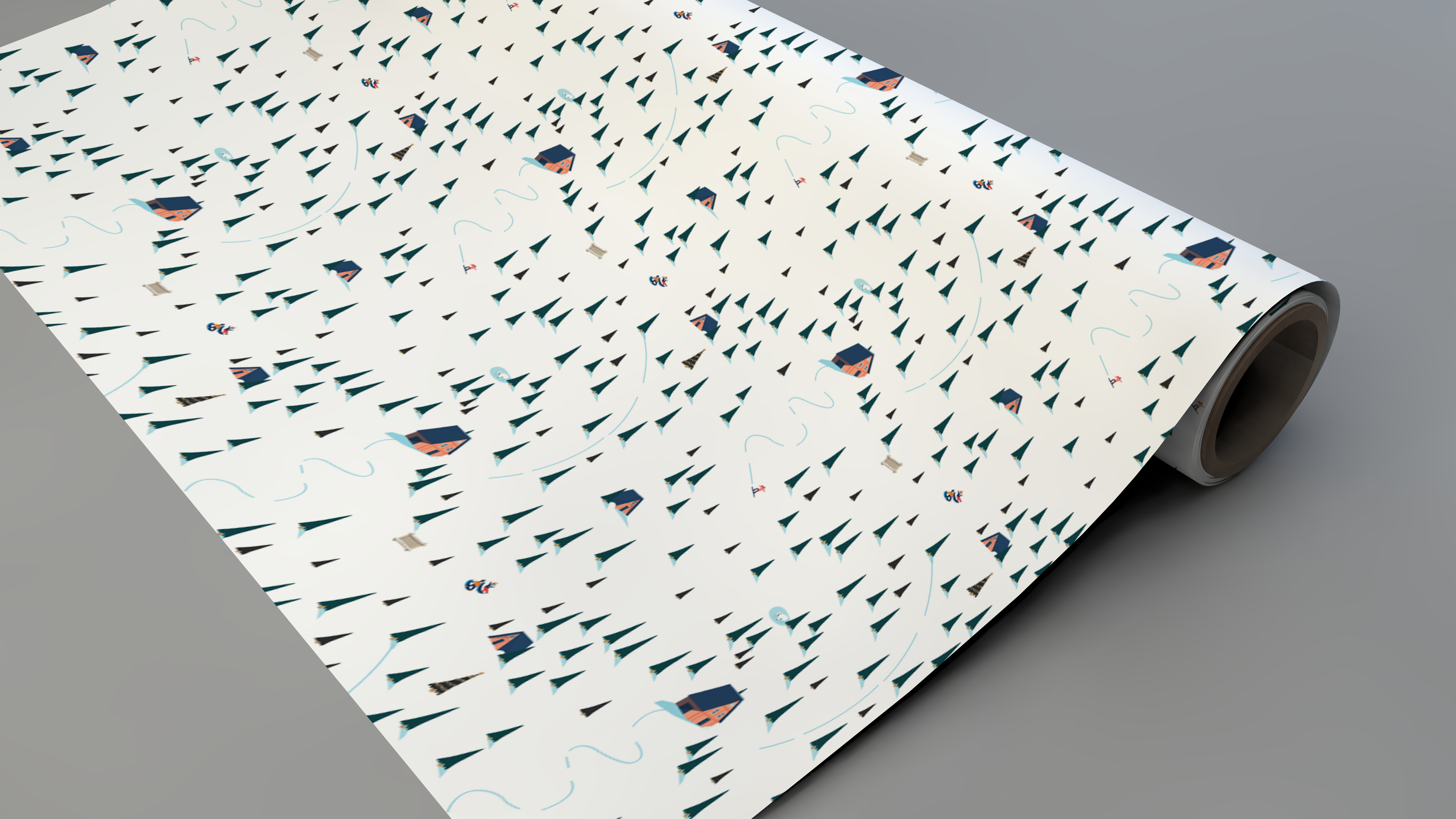 Ski Lodge Gift Wrap *Best Seller*