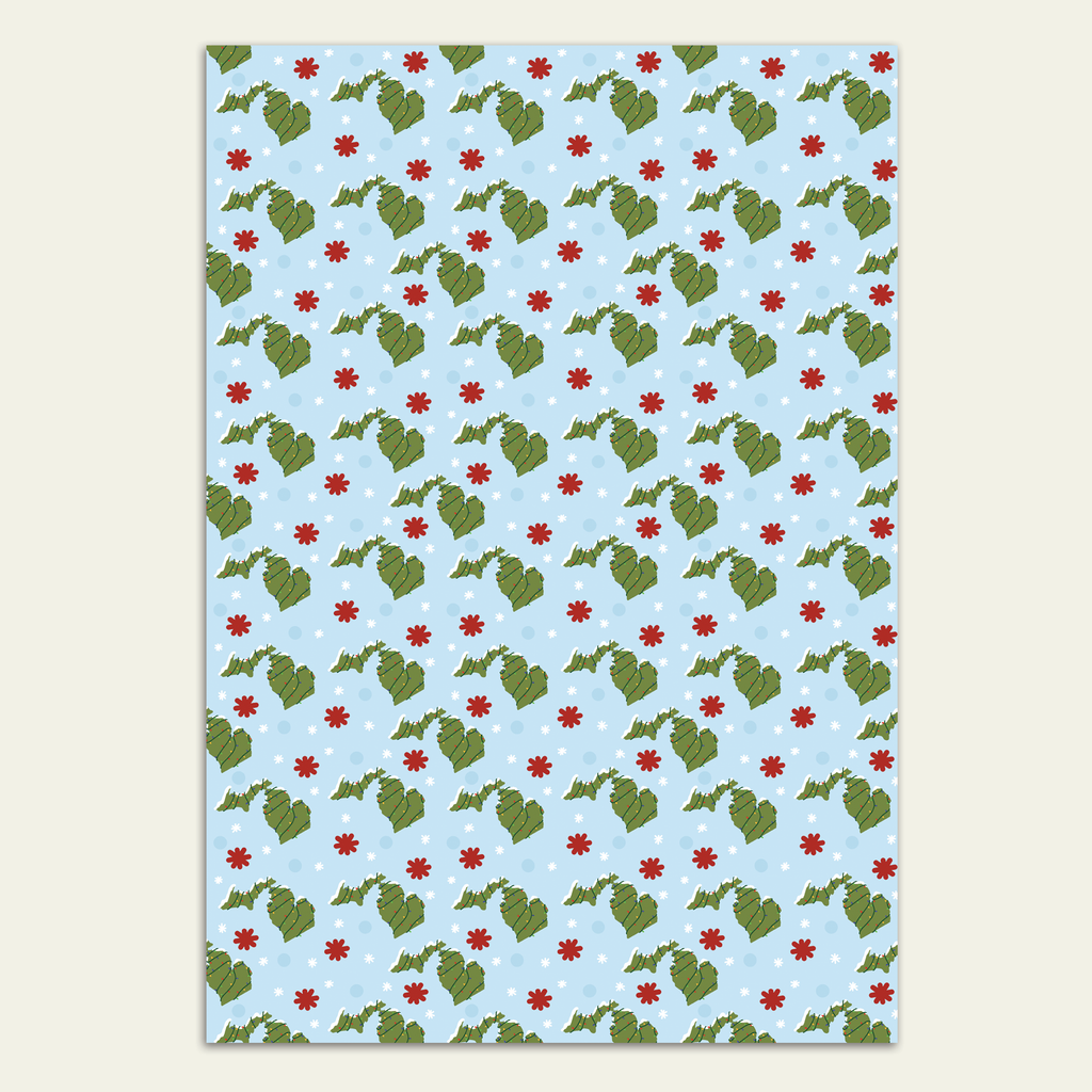 Michigan Winters Gift Wrap